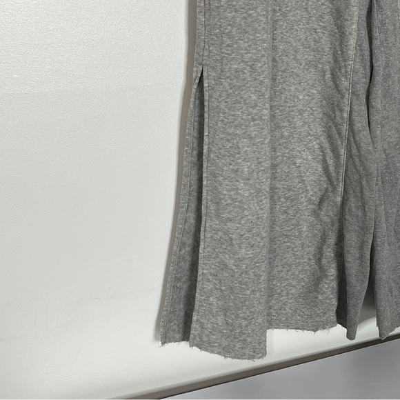 Intimately Free People Gray Fleece Wide Leg Pants - Picture 2 of 6